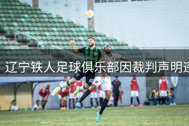 辽宁铁人足球俱乐部因裁判声明违规被罚5万